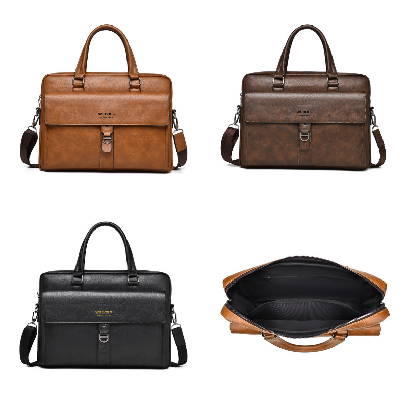 Porte-documents vintage en cui - Leather Briefcase avis et prix