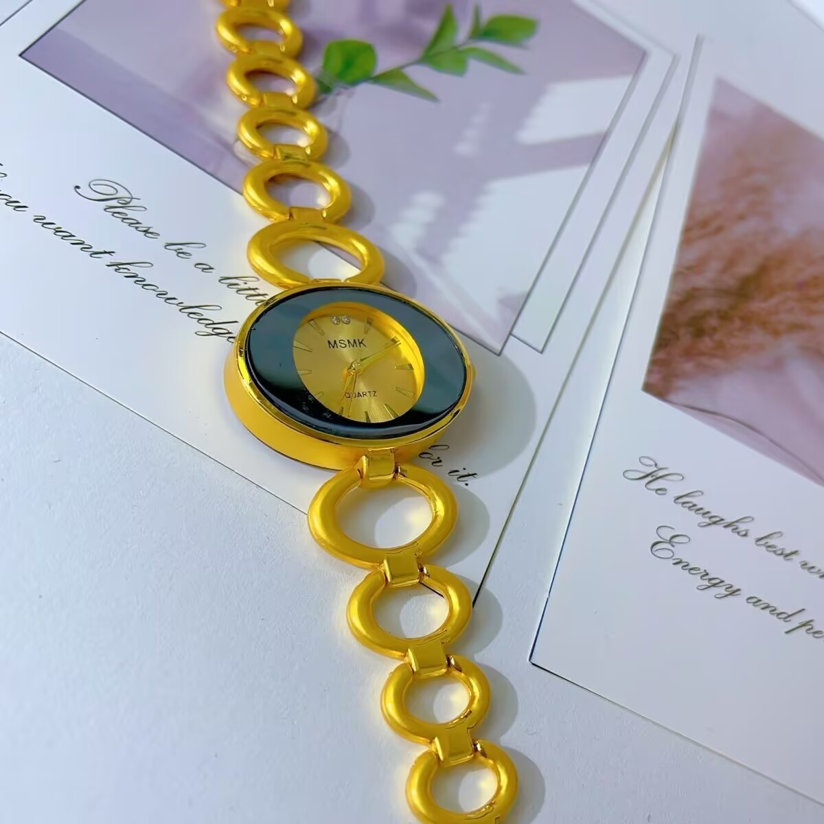 Montre américaine plaquée or 2 - Gold Plated Jewelry avis et prix