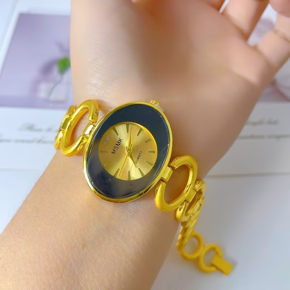 Montre américaine plaquée or 2 - Gold Plated Jewelry avis et prix