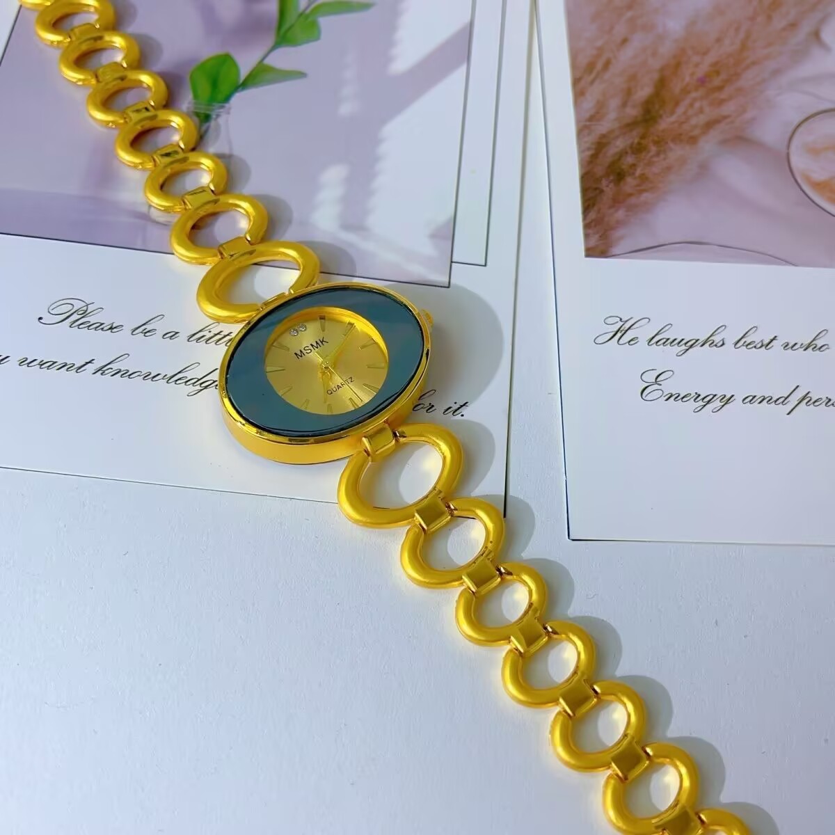 Montre américaine plaquée or 2 - Gold Plated Jewelry avis et prix