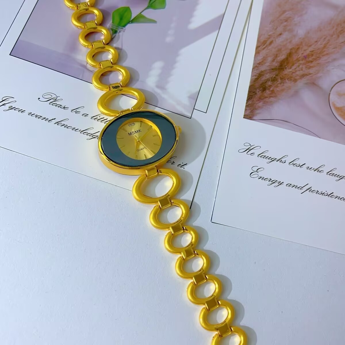 Montre américaine plaquée or 2 - Gold Plated Jewelry avis et prix